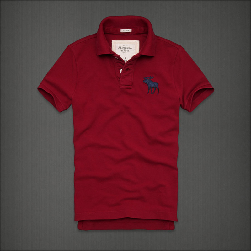 Abercrombie Fitch Hombres Polo Corto Remera AF7077